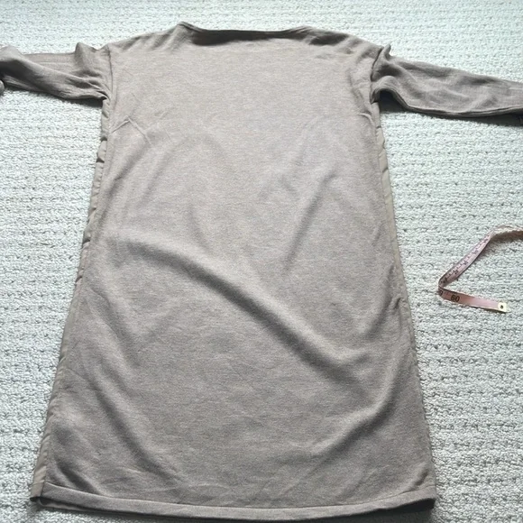 Ralph Lauren LRL Farheen Twill Front Sweater Dress in Hayfield Size Small - Picture 6 of 13